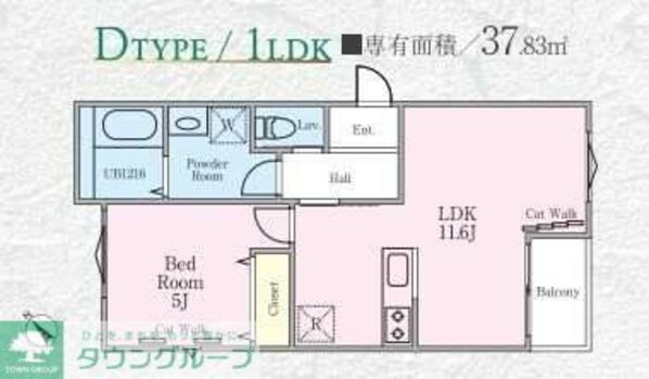 アスール蓮沼の物件間取画像